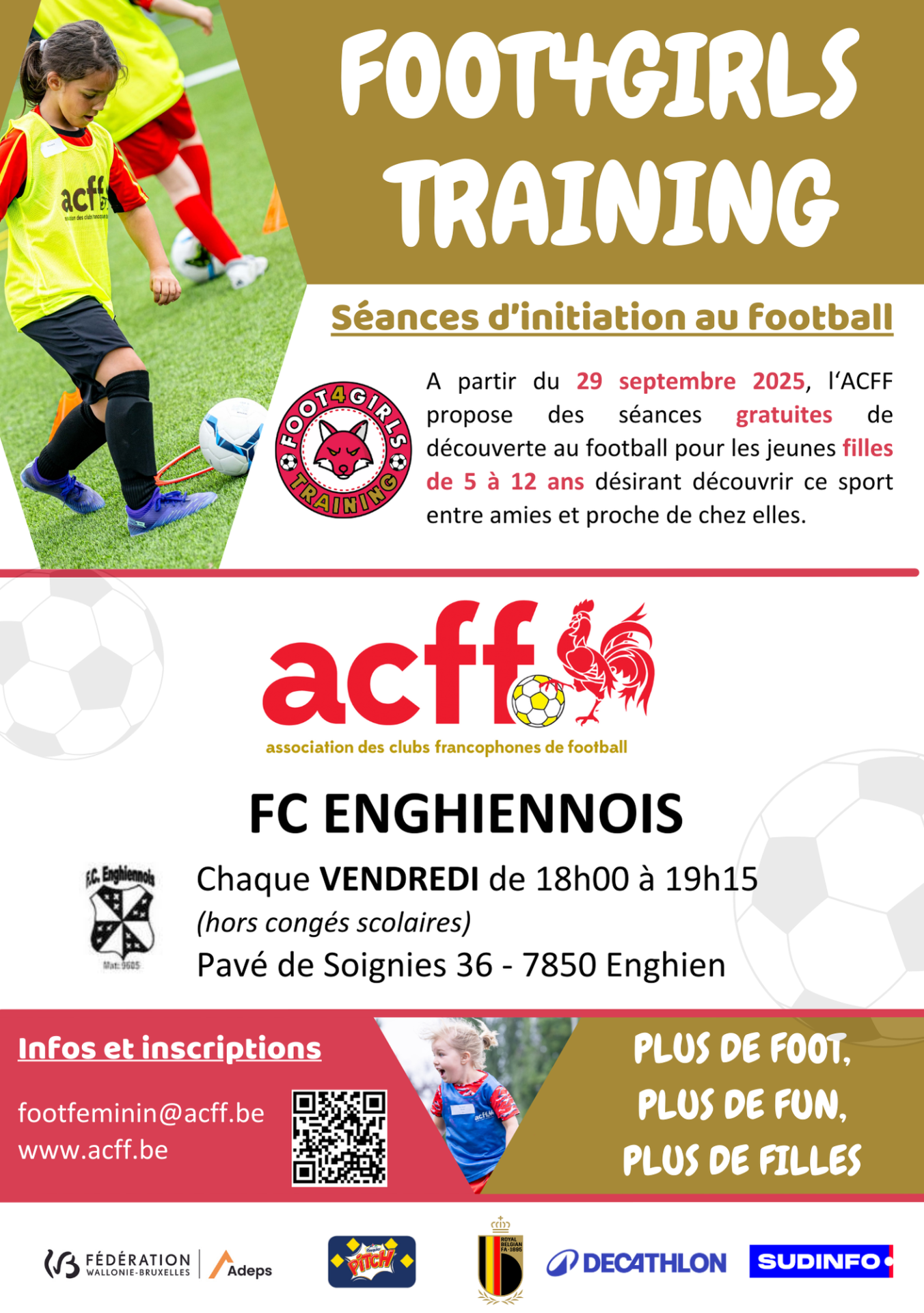Foot4girls training fc enghiennois 1